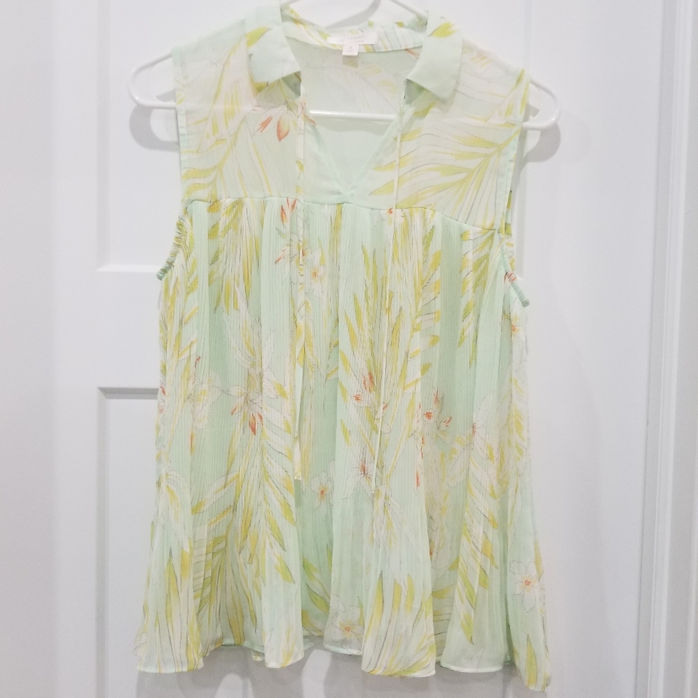 Lauren Conrad Green Blouse